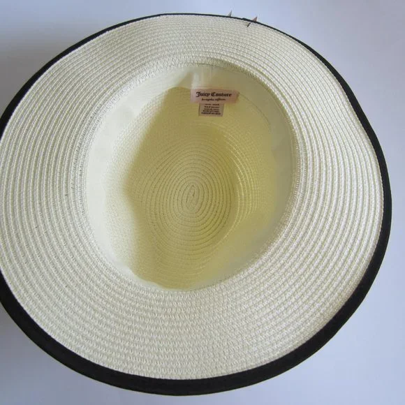 Juicy Couture Straw Gold Crown Hat - Picture 4 of 5